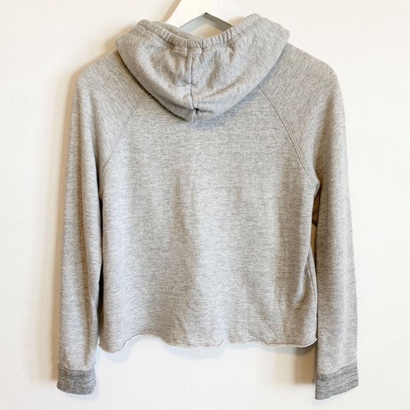 SUNDRY ANTHROPOLOGIE SWEATSHIRT CHENILLE CROPPED HOODIE SIZE 1 (S… - Picture 7 of 10